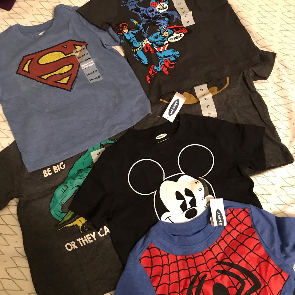 Toddler boy T-shirt bundle NWT